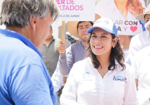 Lupita Cuautle se compromete a entregar resultados en beneficio de San Andrés cholula