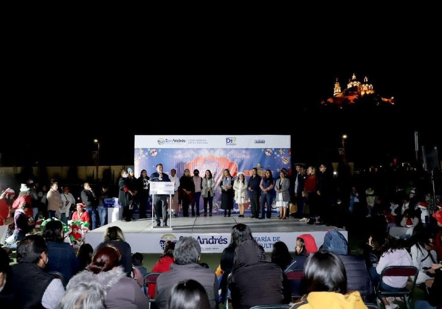 Inaugura Ayuntamiento de San Andrés Cholula la Feria Navidad con Rumbo