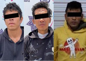 Tres integrantes de “Los Carniceros”, detenidos por la Policía Municipal de Puebla