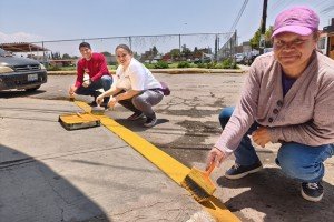 Encabeza Lupita Fernández faena comunitaria en Casa del Abue