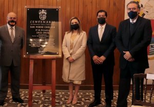 Paola Angon ceremonia de los Cien Años de San Pedro Cholula 