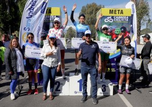 Con gran participación se realizó la Carrera Ciclista San Andrés cholula 2023