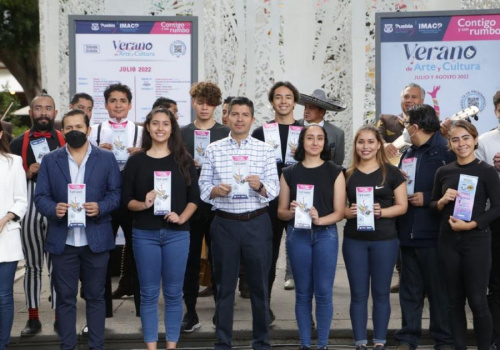 Anuncian Programa de Verano de Arte y Cultura en Puebla capital