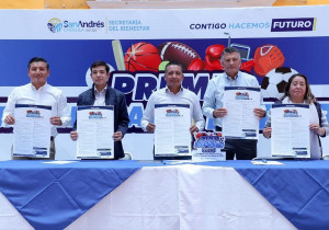 Presenta Ayuntamiento de San Andrés Cholula, la convocatoria del Premio Municipal del Deporte