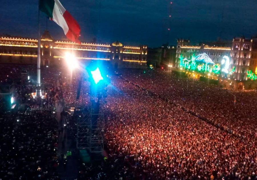 Rompe Grupo Firme récord de asistencia en el Zócalo de la Ciudad de México