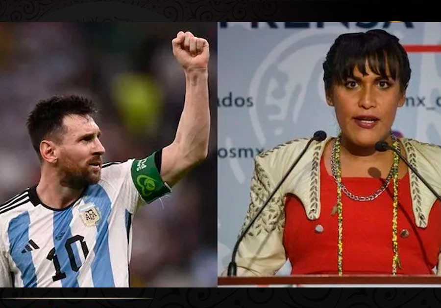 Diputada de Morena propone declarar persona non grata a Messi
