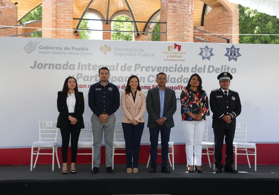Preside San Andrés Cholula jornada integral de prevención del Delito y Participación Ciudadana