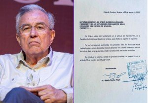 Rocha Moya pide de nuevo licencia tras duras críticas hechas desde la Presidencia y la 4T