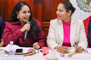 Por un San Pedro Cholula más seguro, Tonantzin Fernández encabeza Mesa de Seguridad Intermunicipal