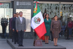 Realizan en el Congreso del Estado Guardias de Honor con motivo de las Fiestas Patrias