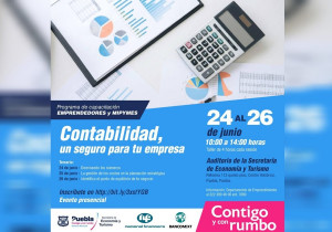 Ayuntamiento de Puebla invita al taller “Contabilidad, un seguro para tu empresa”