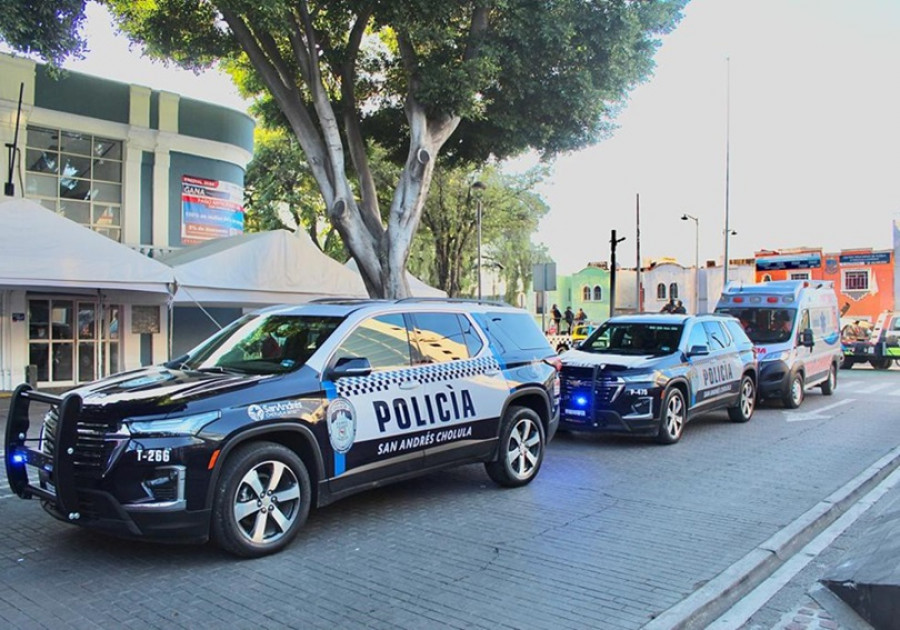 Implementa policía de San Andrés Cholula operativo “Guadalupe-Reyes”