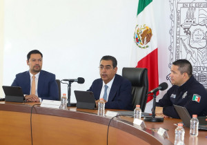 Combate Gobierno de Puebla delincuencia de manera frontal y sin titubeo