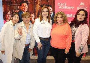 En Cholula, poblanos promueven con Ceci Arellano valores humanistas