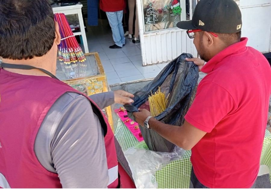 Refuerza Protección Civil operativos contra venta de pirotecnia en Huejotzingo