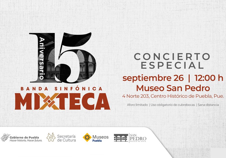 Celebran 15 aniversario de la Banda Sinfónica Mixteca