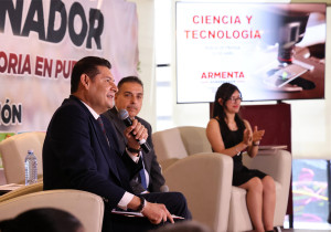 Astronauta José Hernández pide trabajar en sexenio de Armenta en programas de ciencia y tecnología